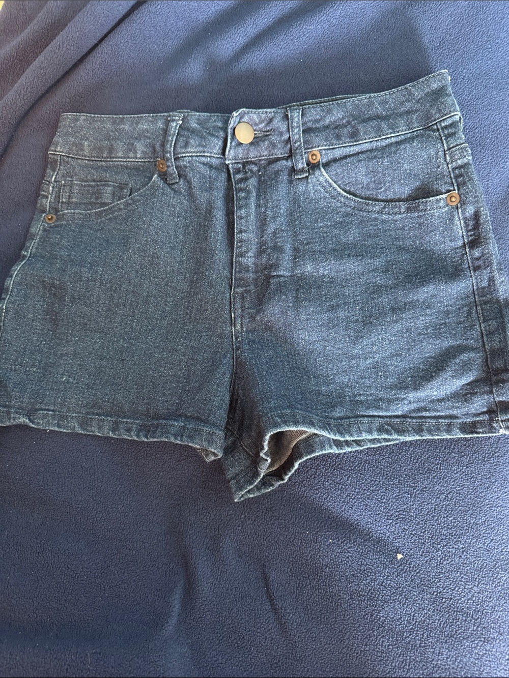 Forever 21 Dark Blue Denim Shorts